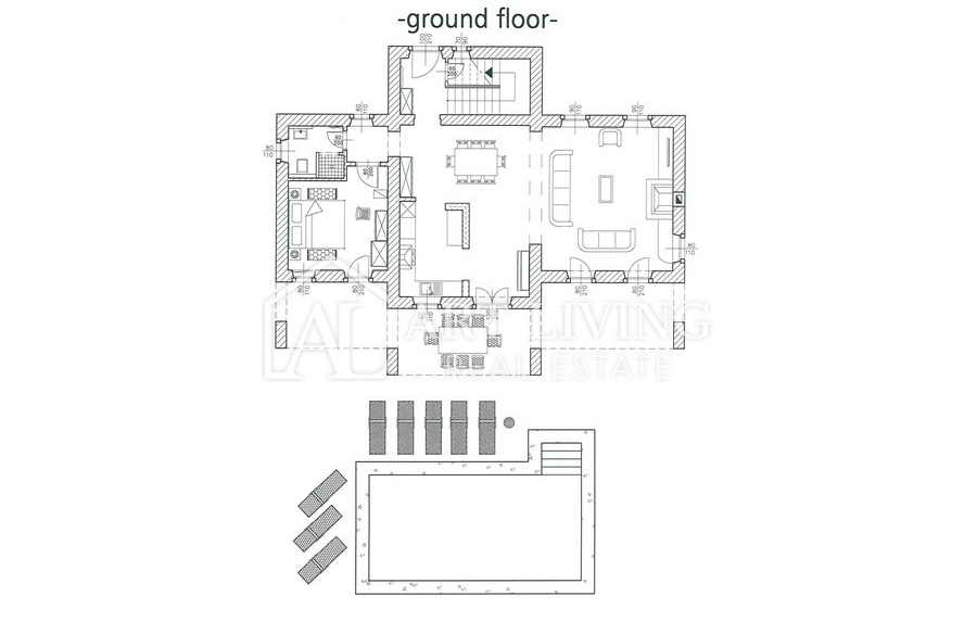 Dintorni di Parenzo, Villa in pietra di lusso con piscina nell'idilliaco paesaggio istriano