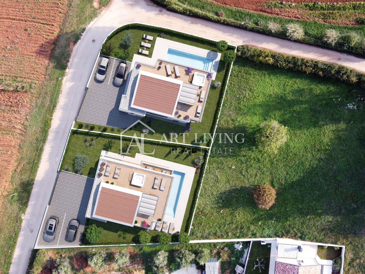 Istria, Parenzo, dintorni - villa moderna con piscina nelle immediate vicinanze di Parenzo