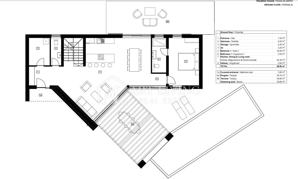 Istria, Orsera, dintorni - villa moderna e spaziosa con piscina riscaldata - NUOVA COSTRUZIONE