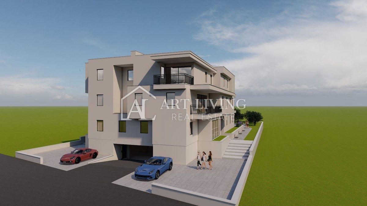 Umago, dintorni – appartamento moderno con 3 camere da letto e piscina in comune, NUOVA COSTRUZIONE