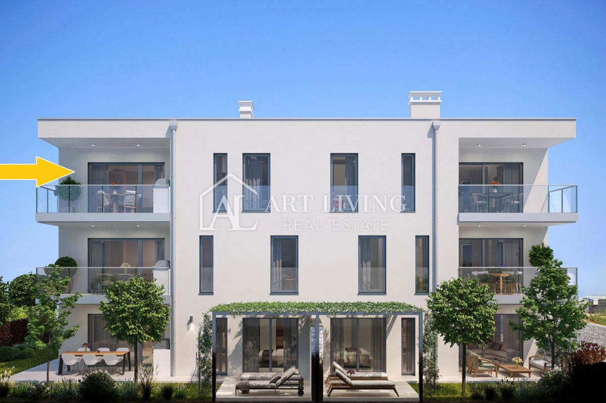 Umago, dintorni – appartamento bilocale in posizione TOP, a 600 m dal mare