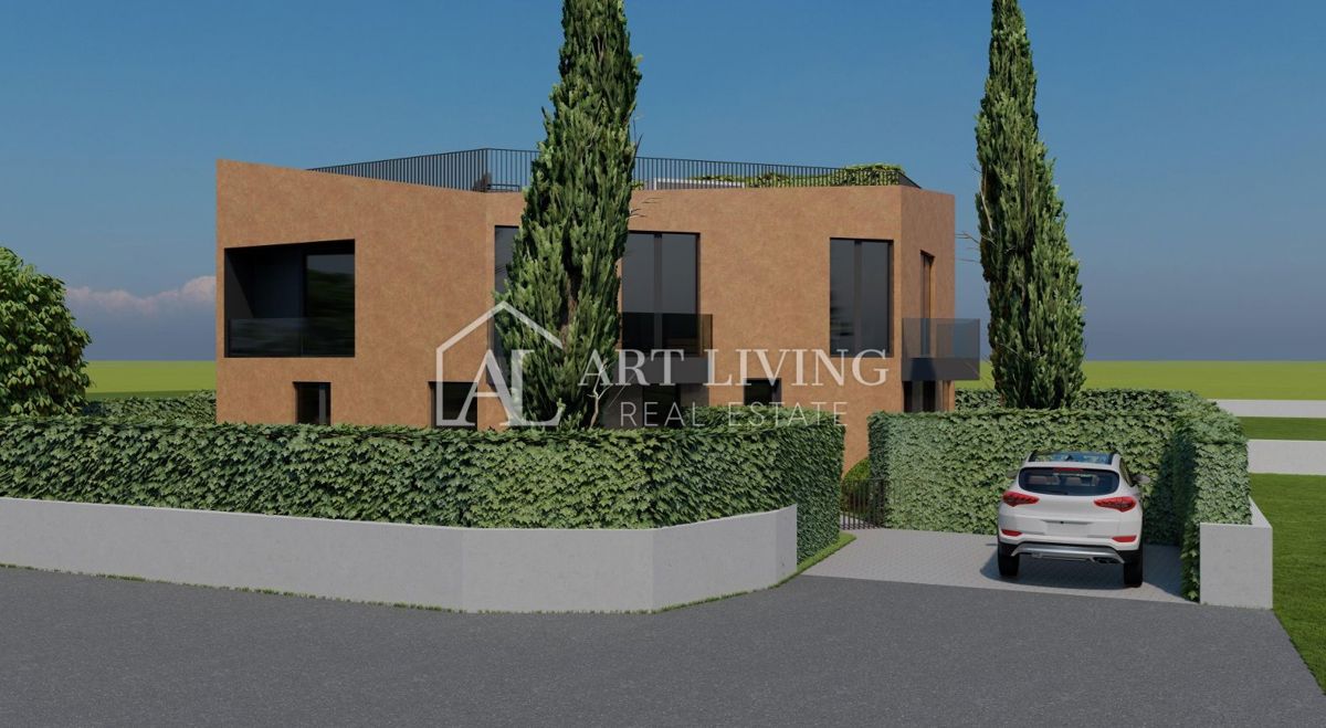 Parenzo, dintorni - OCCASIONE! - moderno appartamento con una camera da letto, 55m2 con giardino di 90m2