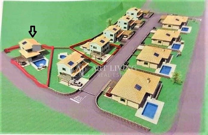 Buie-dintorni, bella casa con piscina in una posizione tranquilla - NUOVA COSTRUZIONE