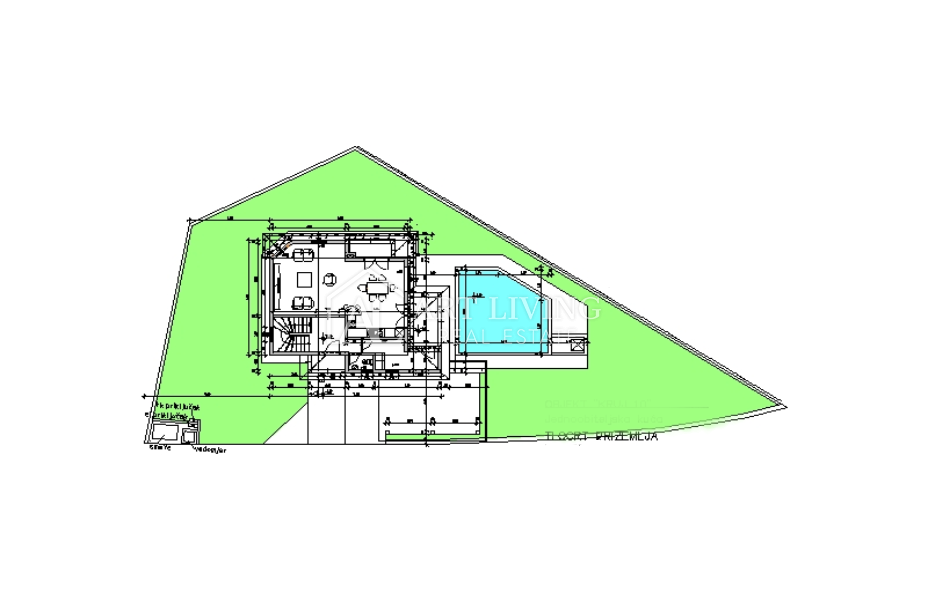 Buie-dintorni, bella casa con piscina in una posizione tranquilla - NUOVA COSTRUZIONE