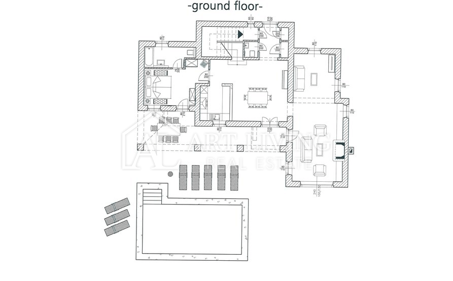 Poreč-dintorni, Villa di lusso in pietra in stile istriano con piscina