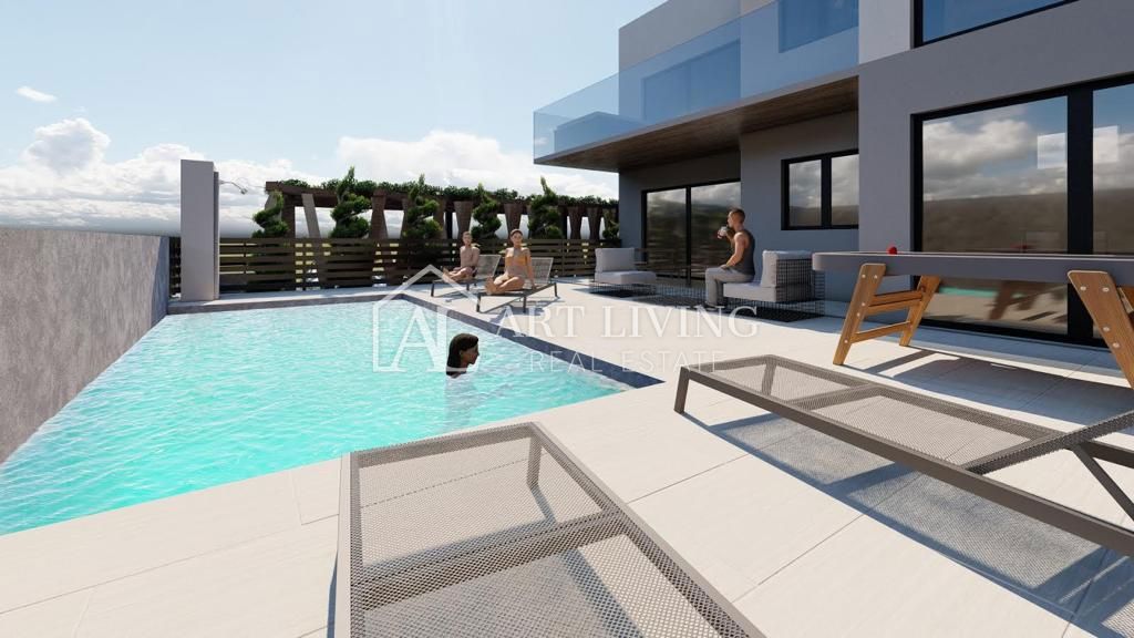 Istria, Parenzo, dintorni - lussuoso appartamento al piano terra con piscina privata