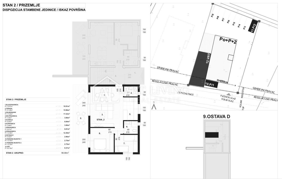 Istria, Umago, dintorni - Appartamento con due camere da letto al piano terra con ampio giardino - NUOVA COSTRUZIONE