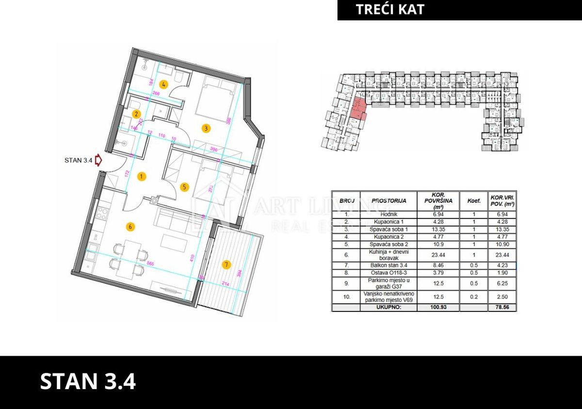 Istria, Umago - moderno appartamento con due camere da letto al 3° piano - OCCASIONE
