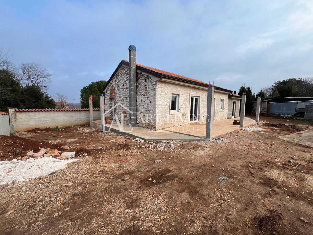 Istria, Umago, dintorni, - una moderna casa in pietra con piscina in una nuova costruzione!!!