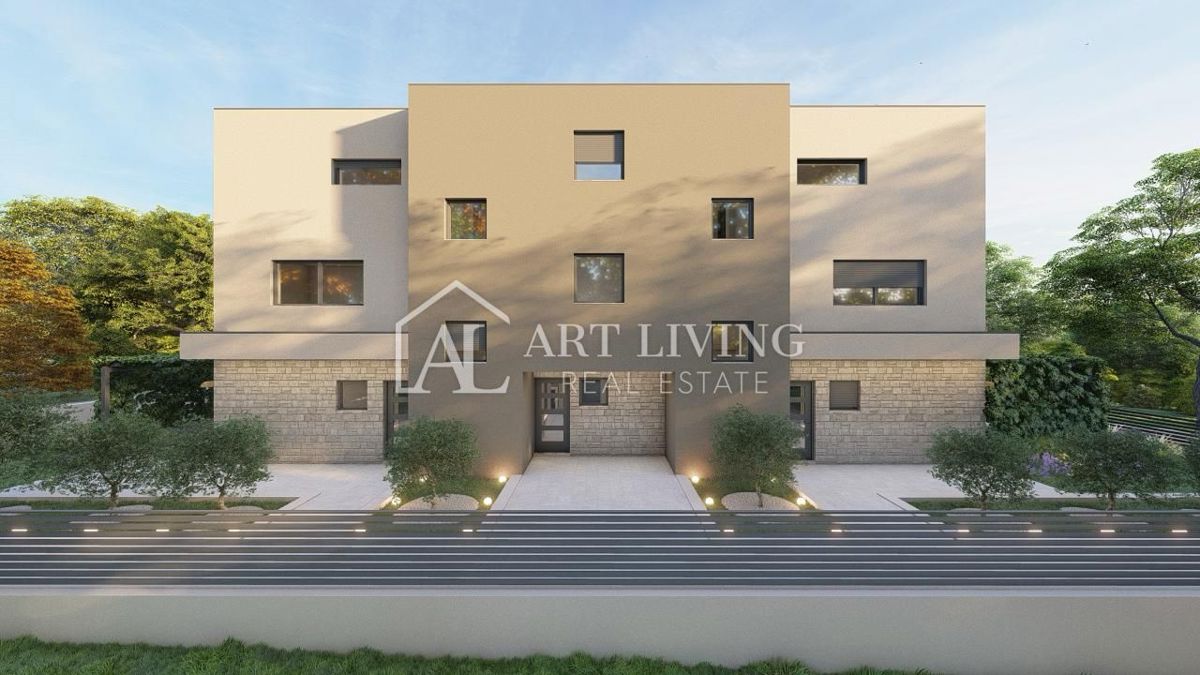 Istria, Umago, dintorni - NUOVA COSTRUZIONE - Casa a schiera su tre piani - POSIZIONE TOP
