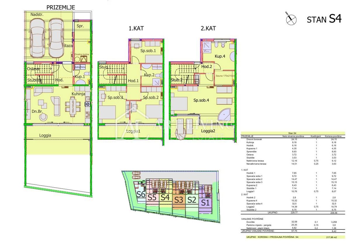 Umago, dintorni – Esclusiva villa a schiera di nuova costruzione, in prima fila sul mare