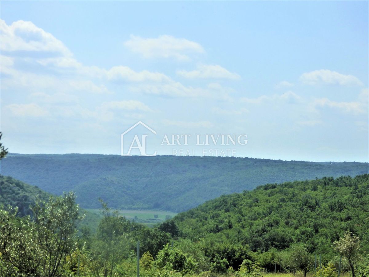 Verteneglio, attraente terreno agricolo di 31000 m2 con vista aperta