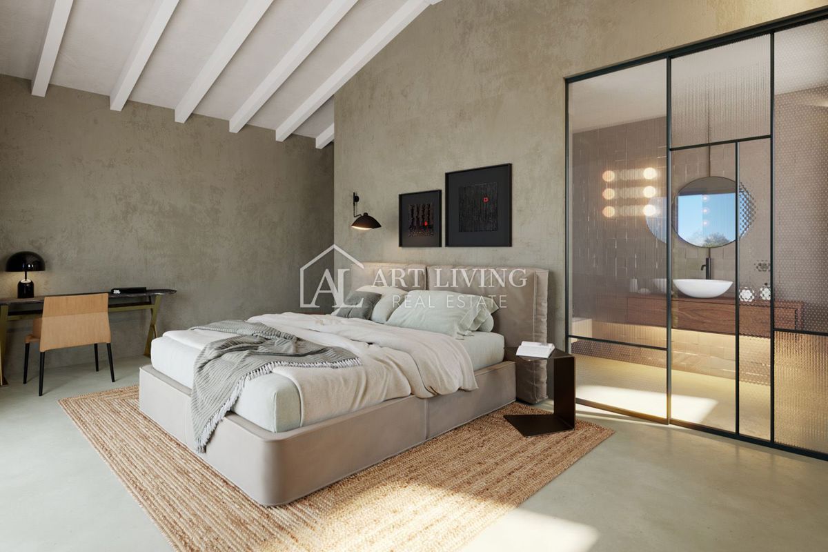 Rovigno-dintorni, villa moderna di lusso con piscina e giardino