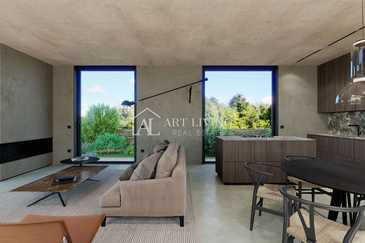 Rovigno-dintorni, villa moderna di lusso con piscina e giardino