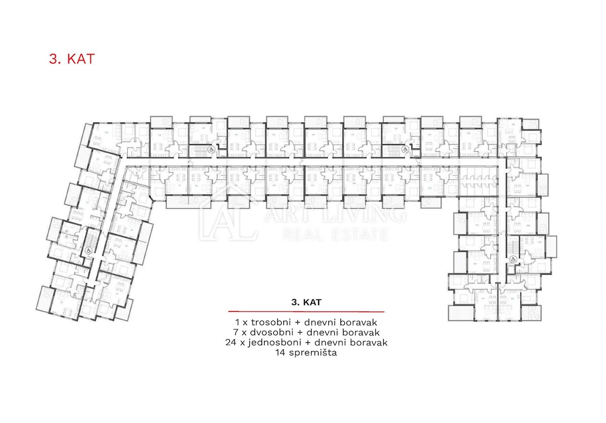 Istria, Umago - moderno monolocale al terzo piano -  NUOVA COSTRUZIONE