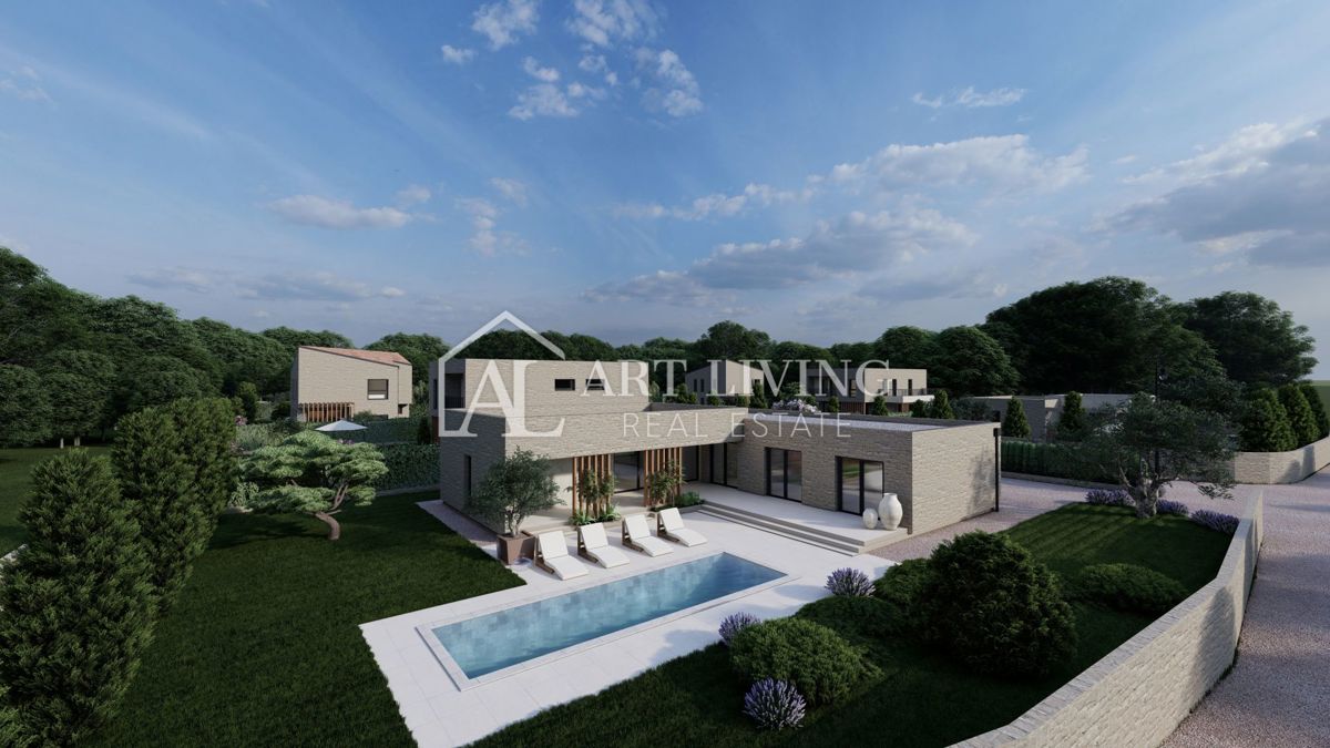 Istria, Dignano, dintorni - lussuosa villa con piscina dal design moderno