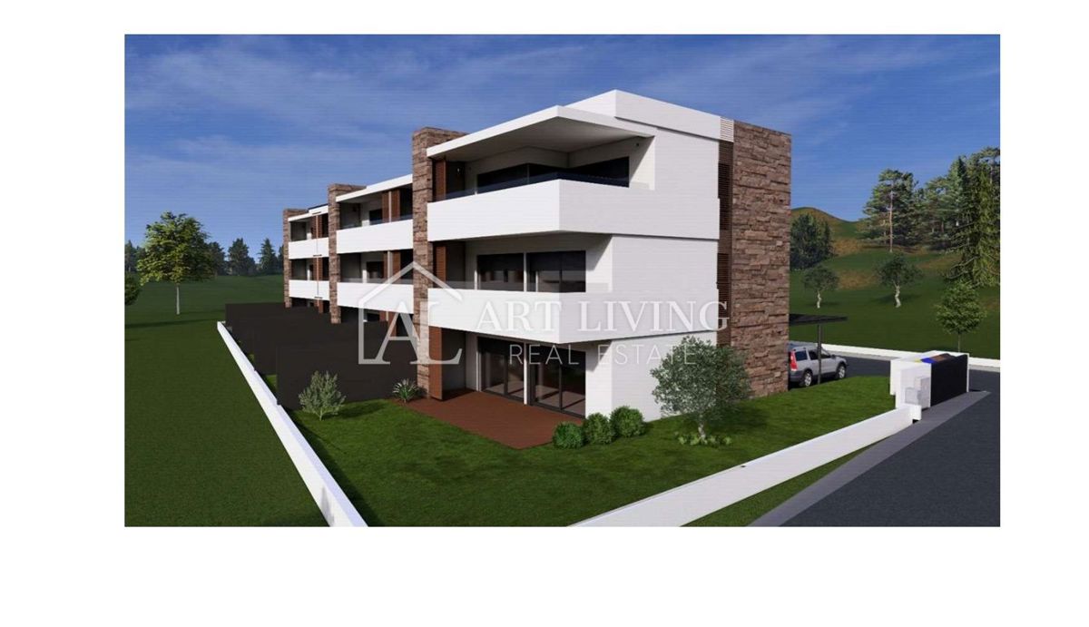 Umago, dintorni – Lussuosa villa a schiera di nuova costruzione, a 180 m dal mare