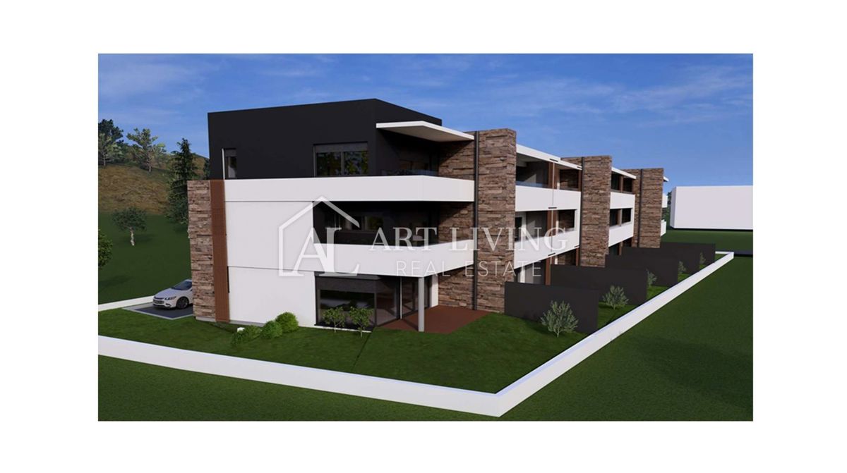 Umago, dintorni – Lussuosa villa a schiera di nuova costruzione, a 180 m dal mare