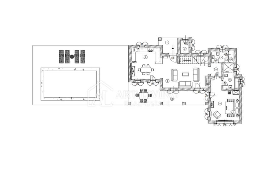 Parenzo, dintorni - villa rustica in pietra in una posizione tranquilla e bella