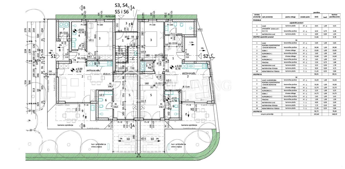 Umago, dintorni – moderno appartamento con giardino, a 600 m dal mare, NUOVA COSTRUZIONE