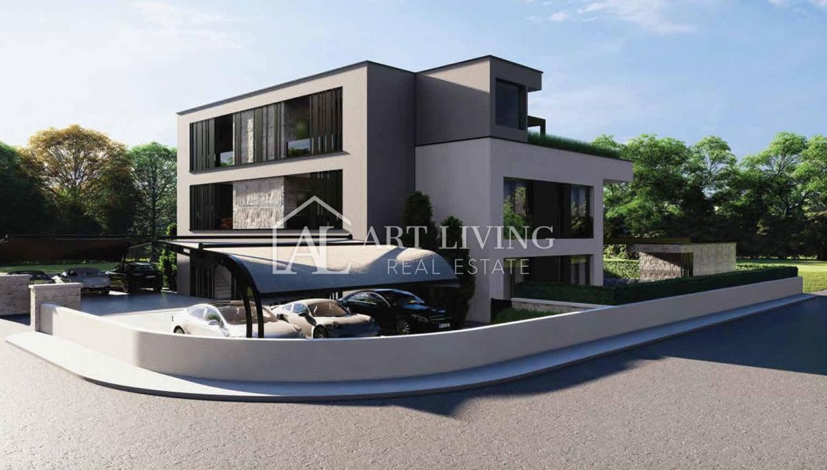 Istria, Parenzo, dintorni - lussuoso appartamento moderno con piscina - NUOVA COSTRUZIONE