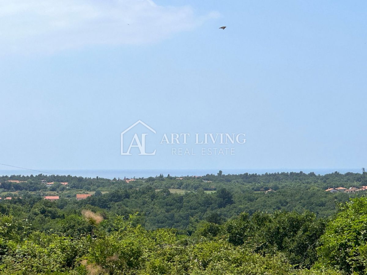 Istria, Umago - dintorni, attraente terreno edificabile con vista mare