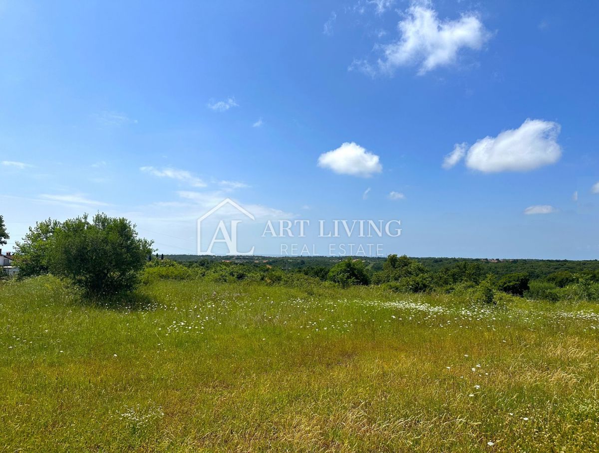 Istria, Umago - dintorni, attraente terreno edificabile con vista mare