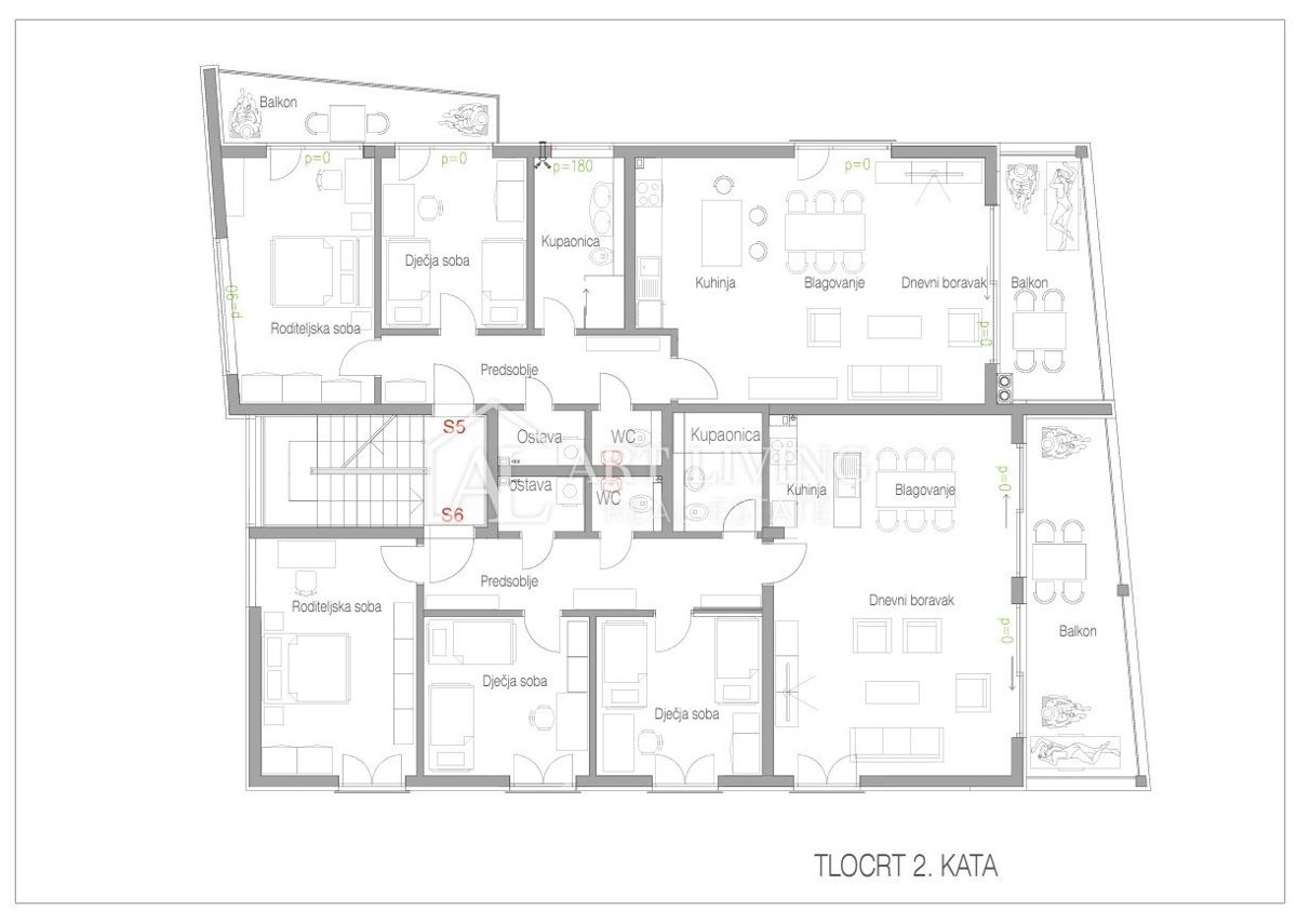 Istria, Umago, dintorni - ESCLUSIVO - lussuoso appartamento con tre camere da letto in un nuovo edificio con vista sul mare