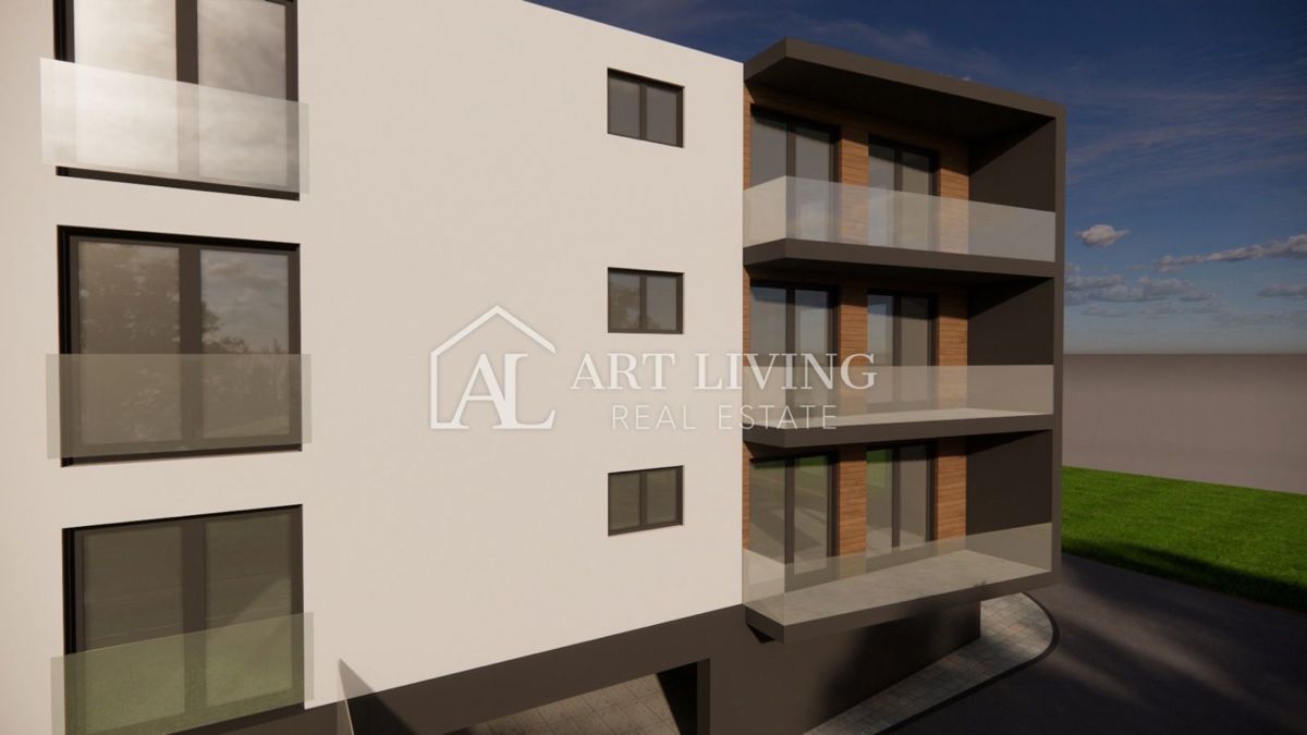 Istria, Umago, dintorni - ESCLUSIVO - lussuoso appartamento con tre camere da letto in un nuovo edificio con vista sul mare