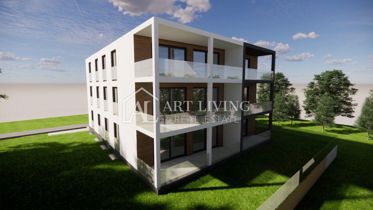 Istria, Umago, dintorni - ESCLUSIVO - lussuoso appartamento con tre camere da letto in un nuovo edificio con vista sul mare