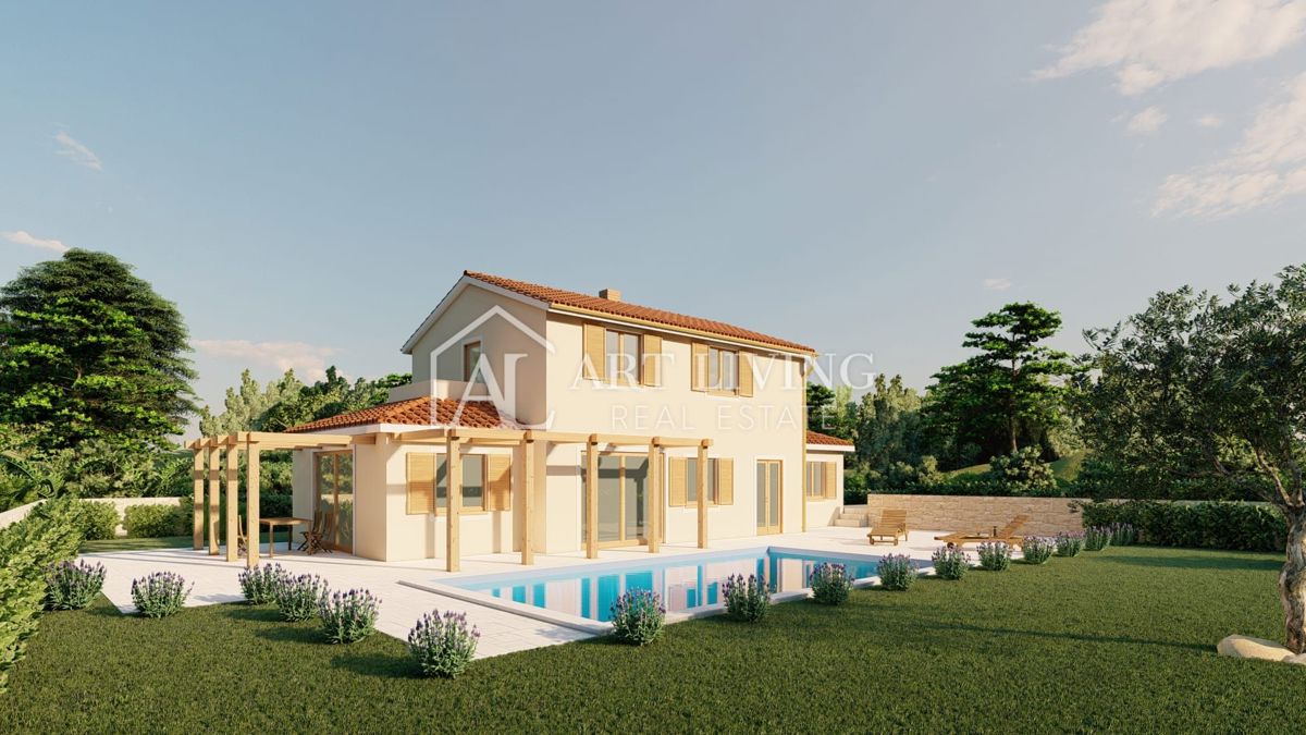 Parenzo, dintorni - casa con piscina in un'oasi di pace - NUOVA COSTRUZIONE