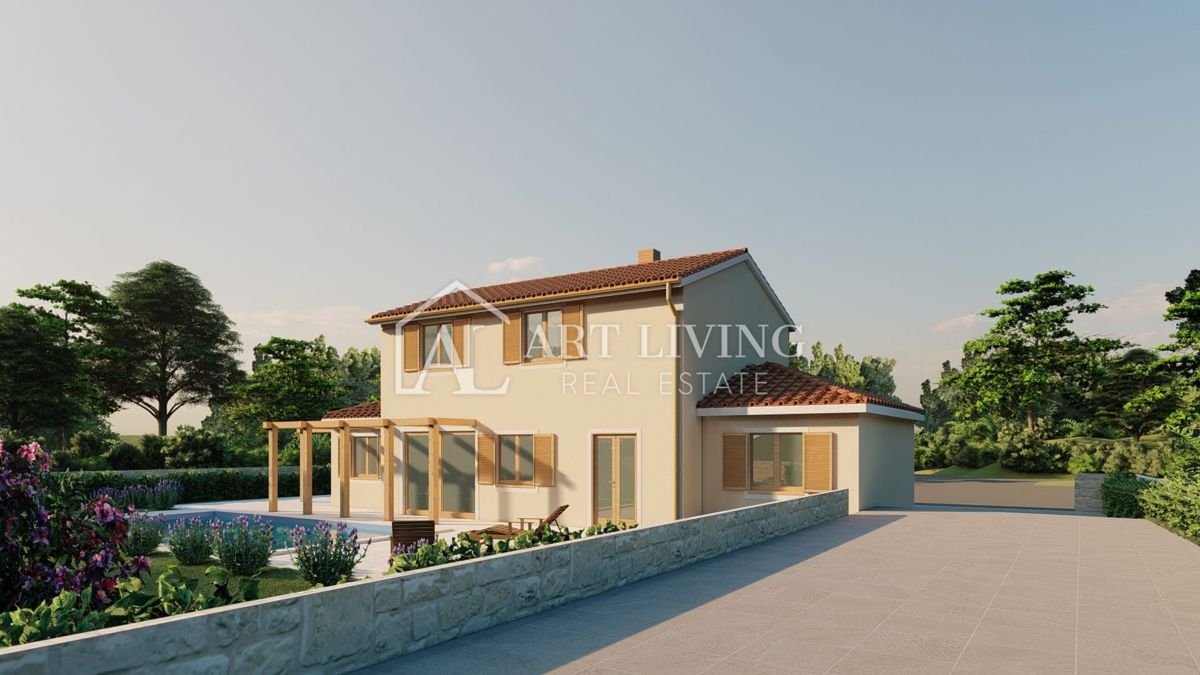 Parenzo, dintorni - casa con piscina in un'oasi di pace - NUOVA COSTRUZIONE