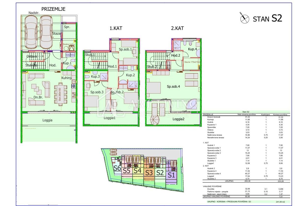 Umago, dintorni – Villa esclusiva a schiera – lussuosa nuova costruzione, a 180 m dal mare
