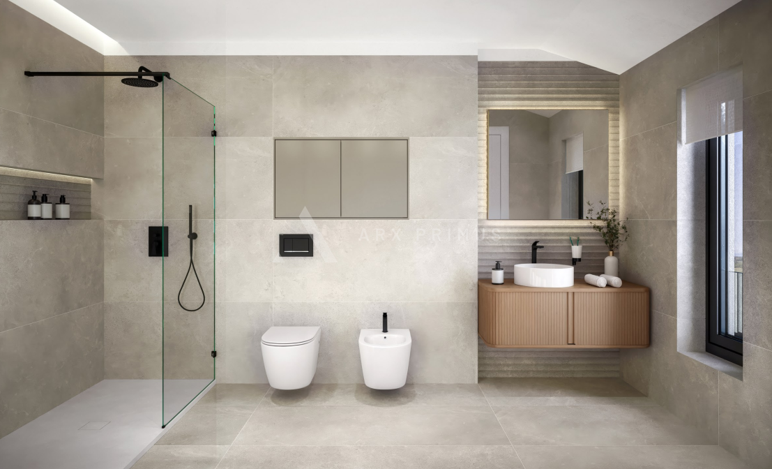 Moderna dvojna kuća s bazenom, Murine, Umag