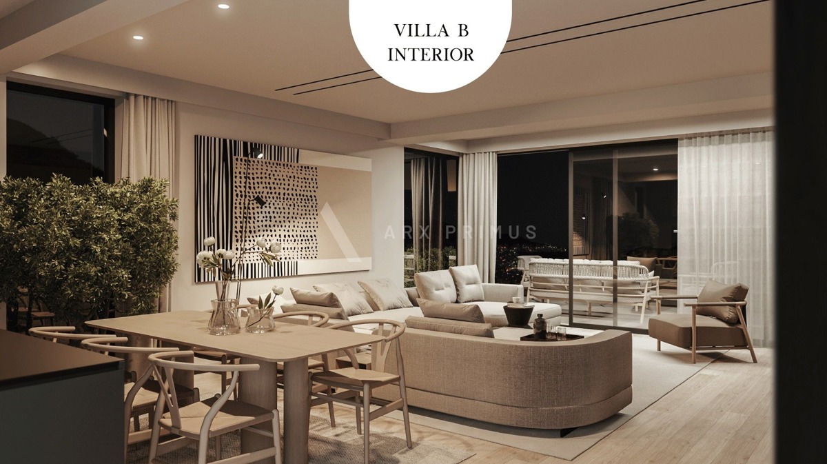 Vila moderne arhitekture s bazenom u blizini mora, Umag