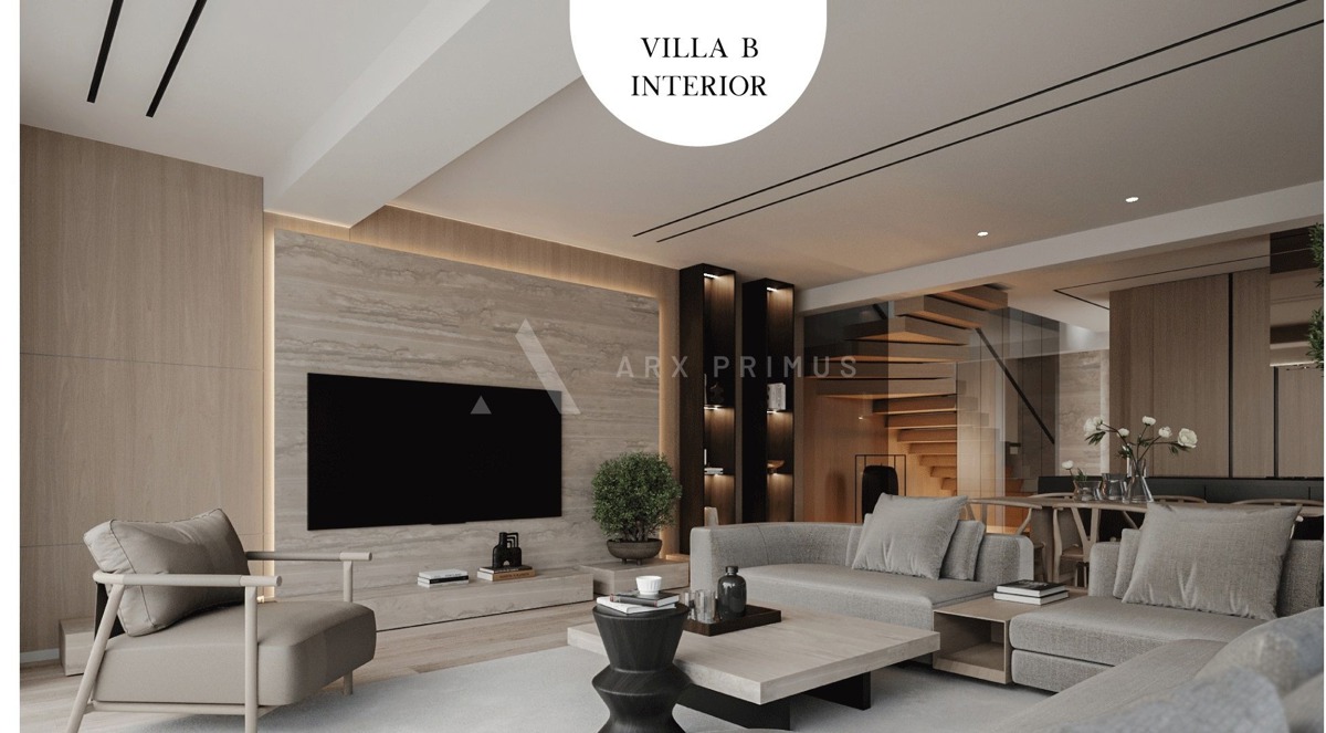 Vila moderne arhitekture s bazenom u blizini mora, Umag