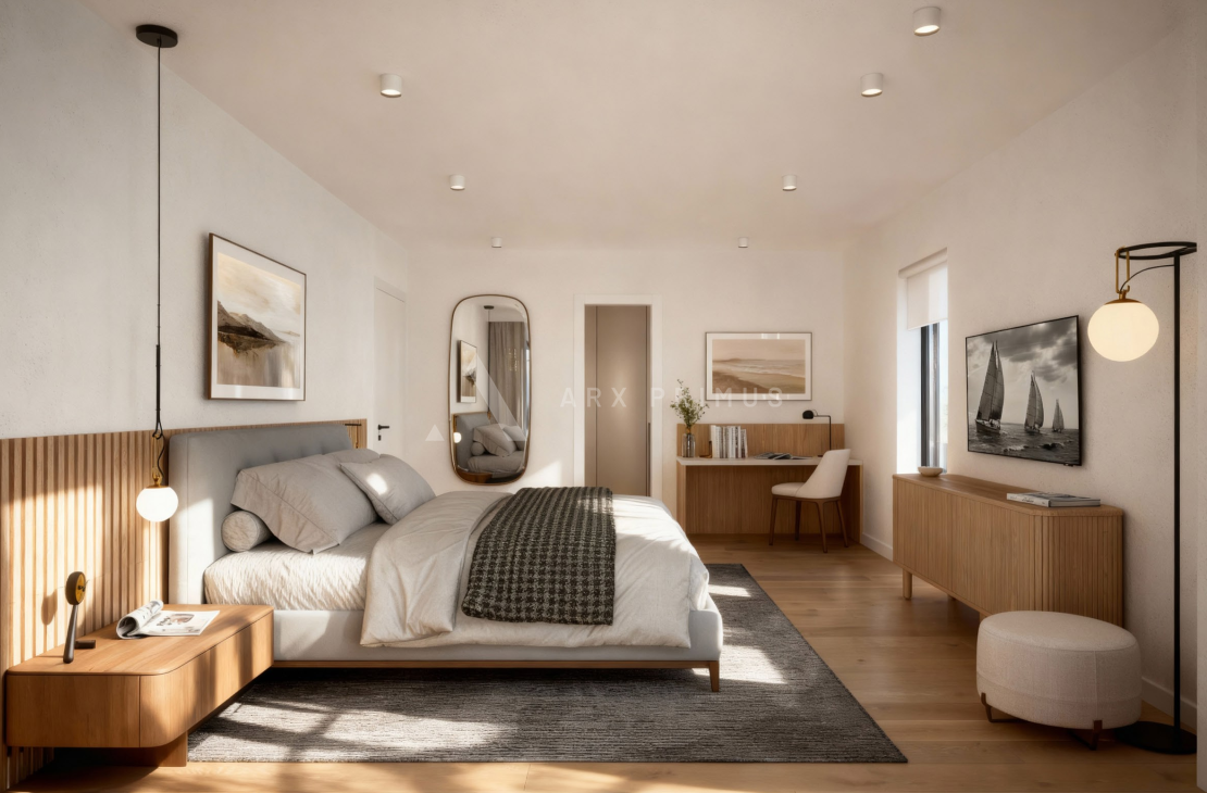 Moderna dvojna kuća s bazenom, Murine, Umag