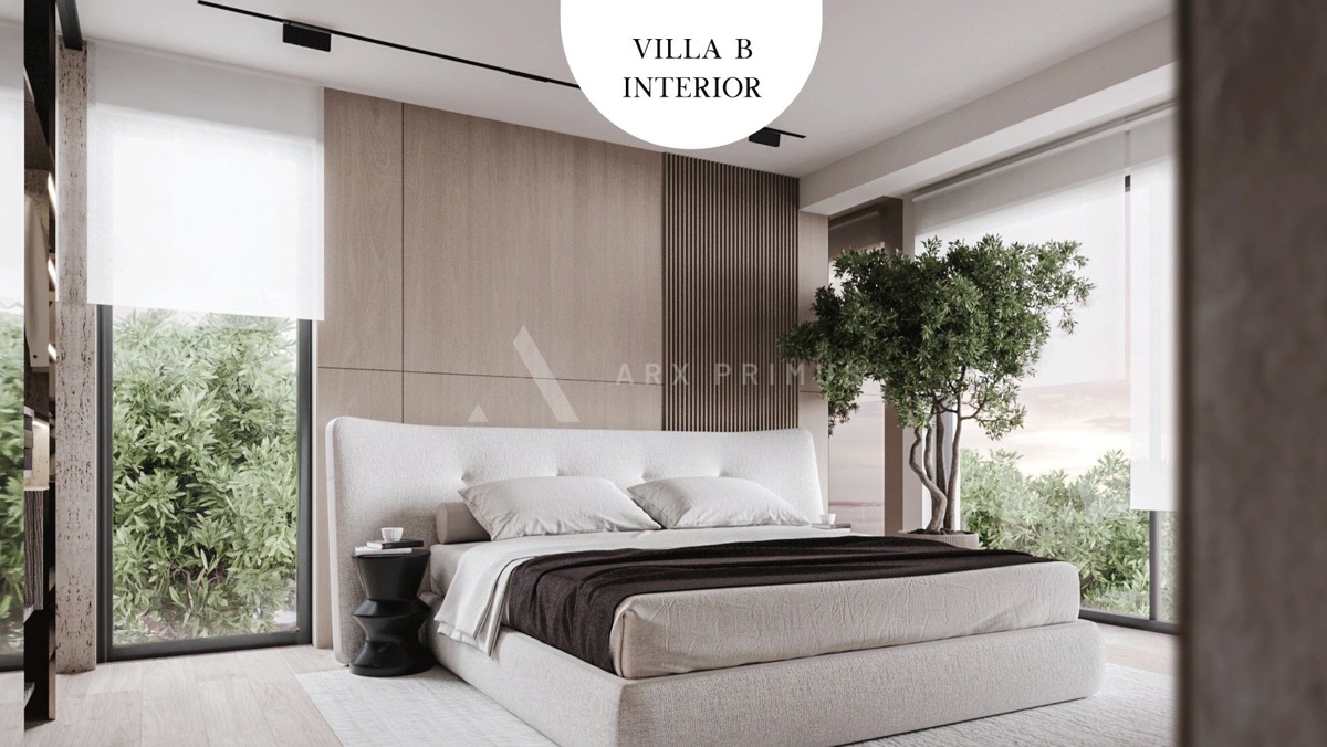 Vila moderne arhitekture s bazenom u blizini mora, Umag