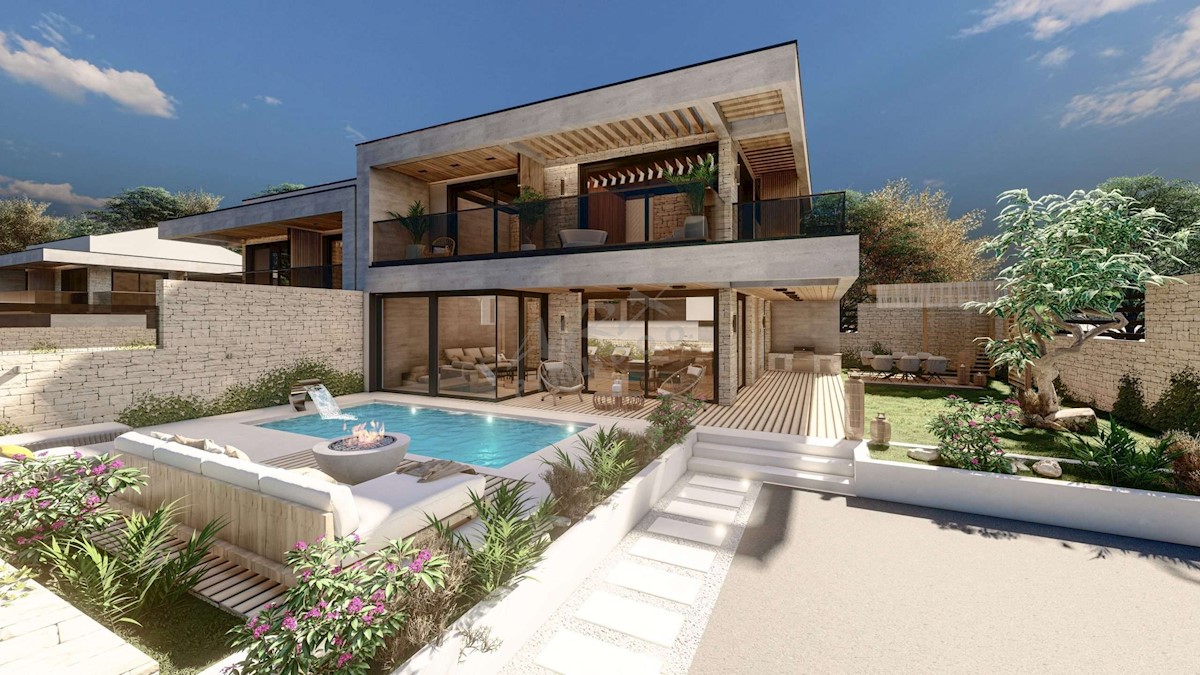 Villa con piscina in una bellissima posizione vicino al mare, Umago