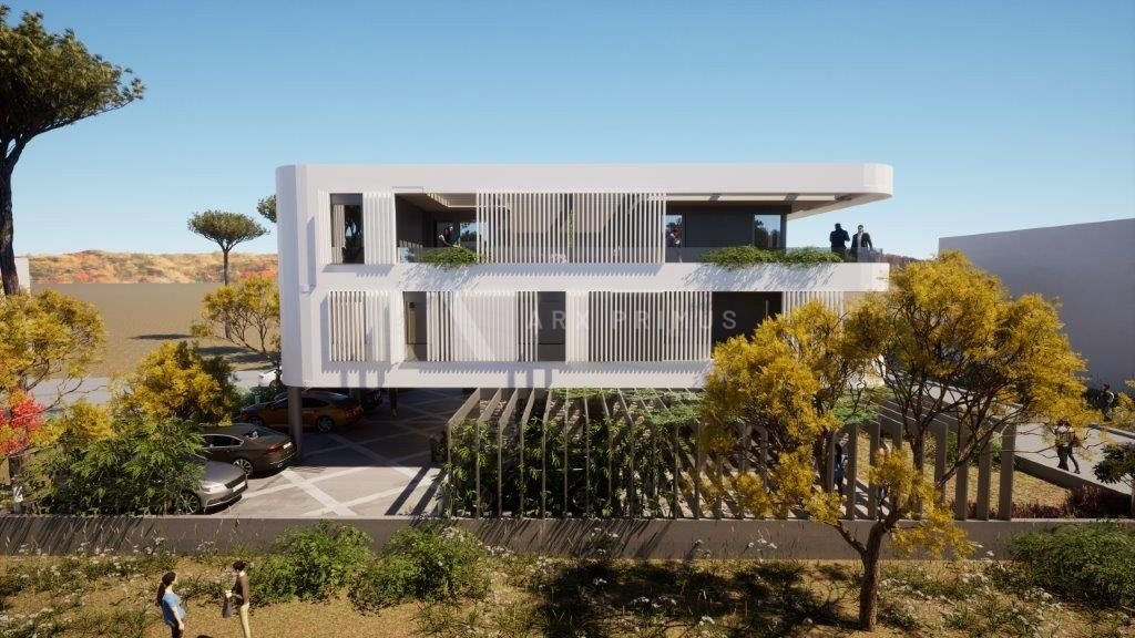 Stan u modernoj zgradi s pogledom na more, Finida, Umag