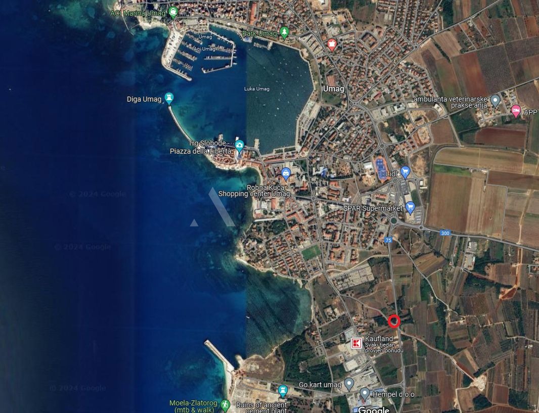 Građevinsko zemljište u Umagu