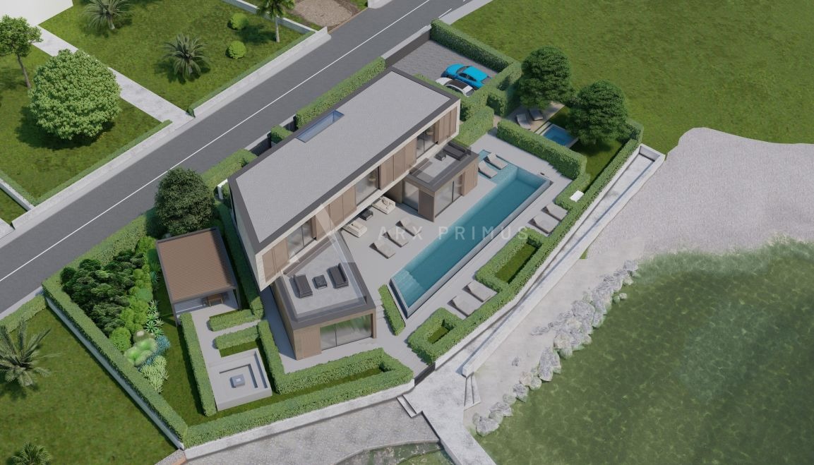 Jedinstvena parcela 1.red do mora sa projektom luksuzne vile