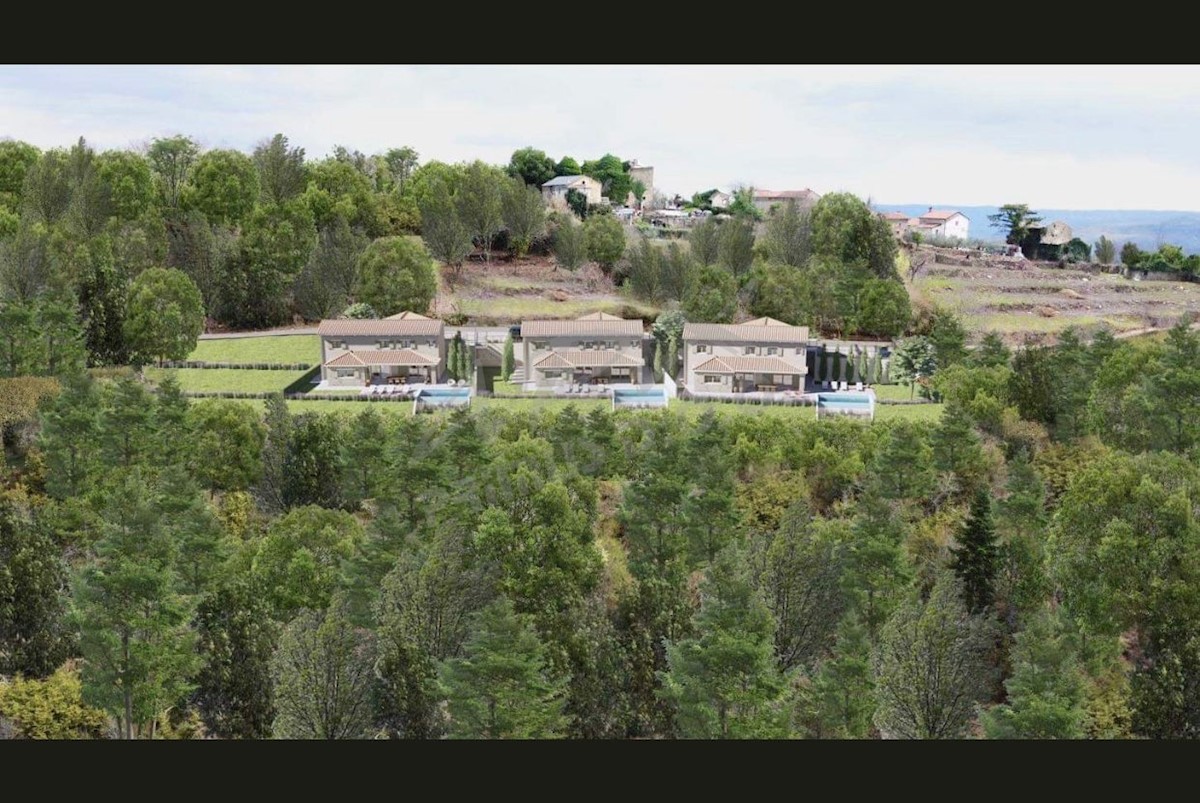 Terreno edificabile per la costruzione di 3 ville con vista mare, Grisignana