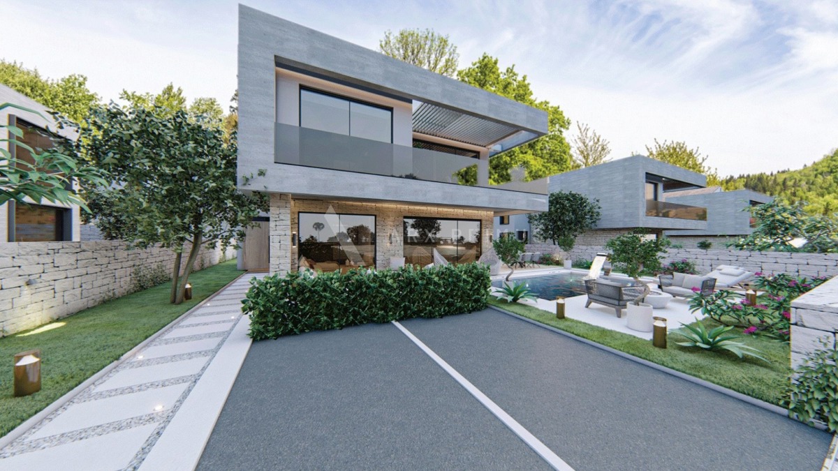 Vila s bazenom na vrhunskoj lokaciji, Umag