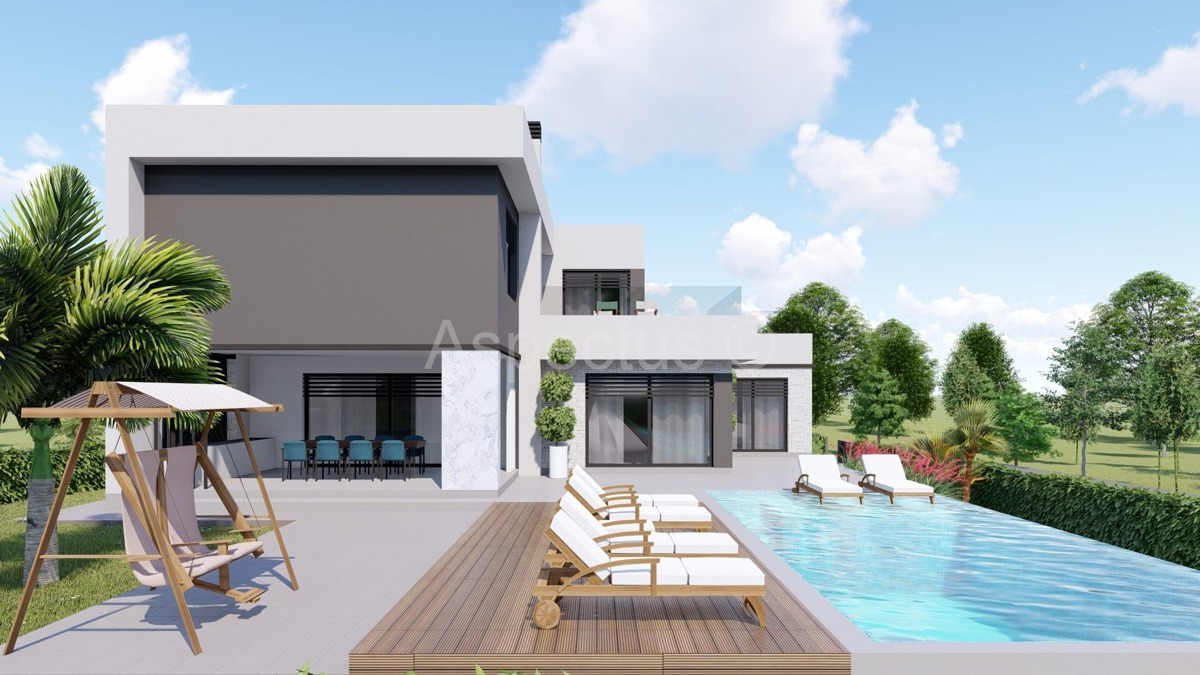 Una nuova casa con piscina in costruzione | vicino a Pola, Marčani