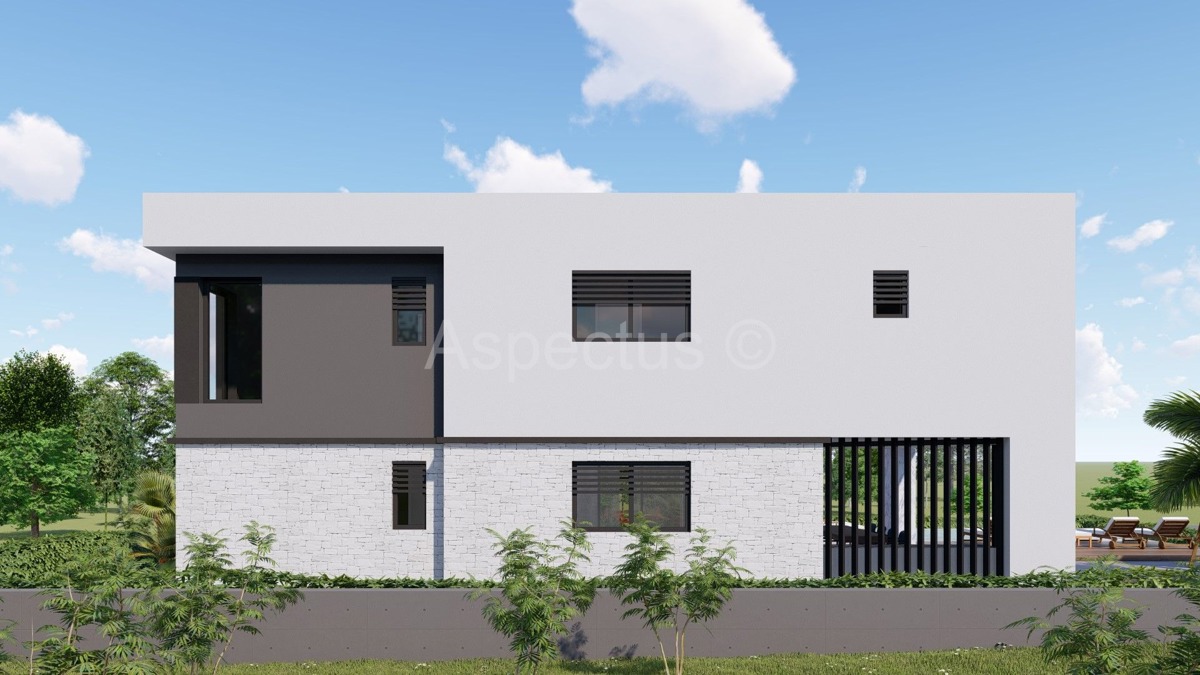 Una nuova casa con piscina in costruzione | vicino a Pola, Marčani