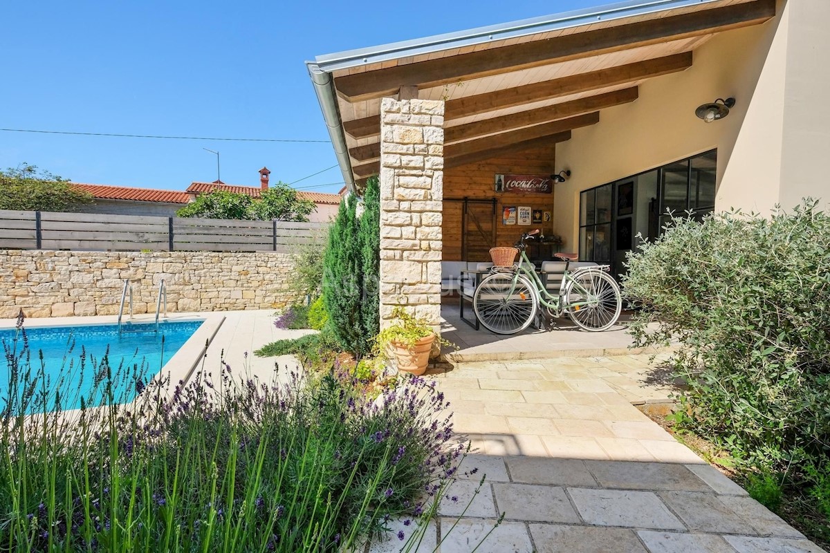 Autentica casa in pietra con piscina, Sanvincenti, ISTRIA