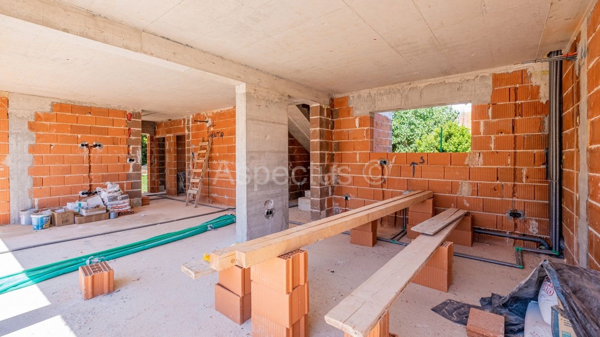 Nova moderna kuća s bazenom, pogled na more | Medulin, Istra