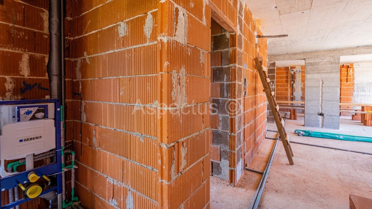 Nova moderna kuća s bazenom, pogled na more | Medulin, Istra