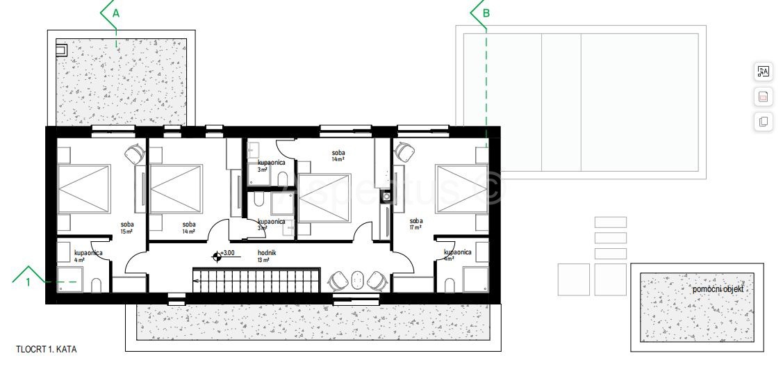 Nova moderna vila s bazenom i velikom okućnicom, Labin, Istra